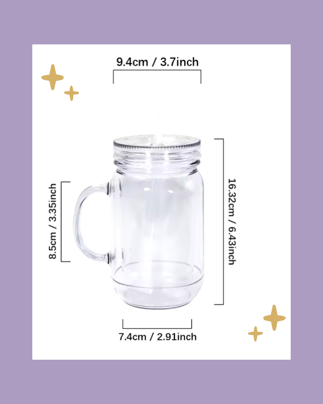 Mason Jar Snow Globe Tumblers