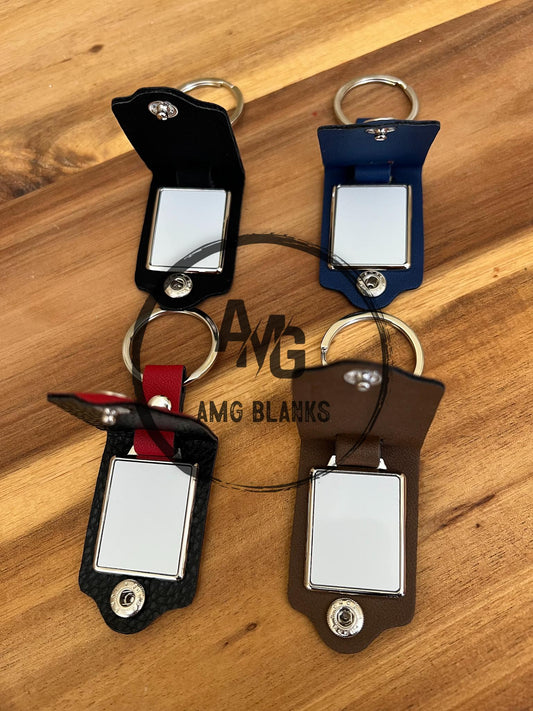 Leather Photo Keyring